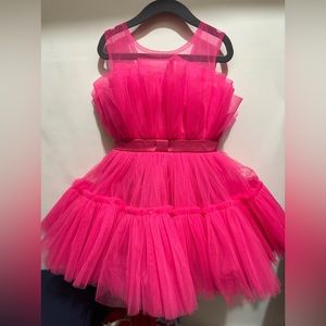 Toddler Hot Pink Birthday/ Party Dress